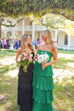 Load image into Gallery viewer, Chic A Line Sweetheart Pink Long Prom Dress with Ruffles
