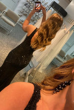 Load image into Gallery viewer, Elegant Glitter Rhinestone Lace Long Prom Dress

