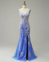 Load image into Gallery viewer, Gorgeous Mermaid V-Neck Prom Dress With Appliques
