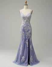 Load image into Gallery viewer, Gorgeous Mermaid V-Neck Prom Dress With Appliques
