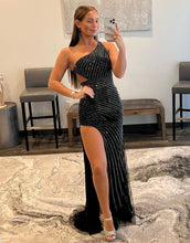 Load image into Gallery viewer, Gorgeous Sequin Waist Cutout Long Prom Dress
