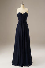 Load image into Gallery viewer, Sweetheart Corset Back Chiffon Long Dress
